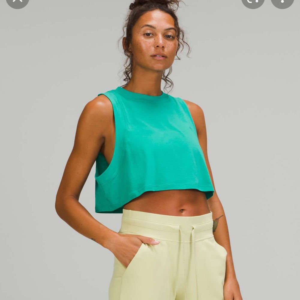 Lululemon All Yours Cropped Tank Top